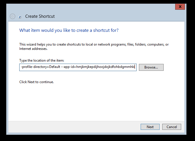 create-new-shortcut-dialog